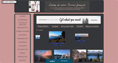 Desktop Screenshot of cuisinedenotreterroirfrancais.com